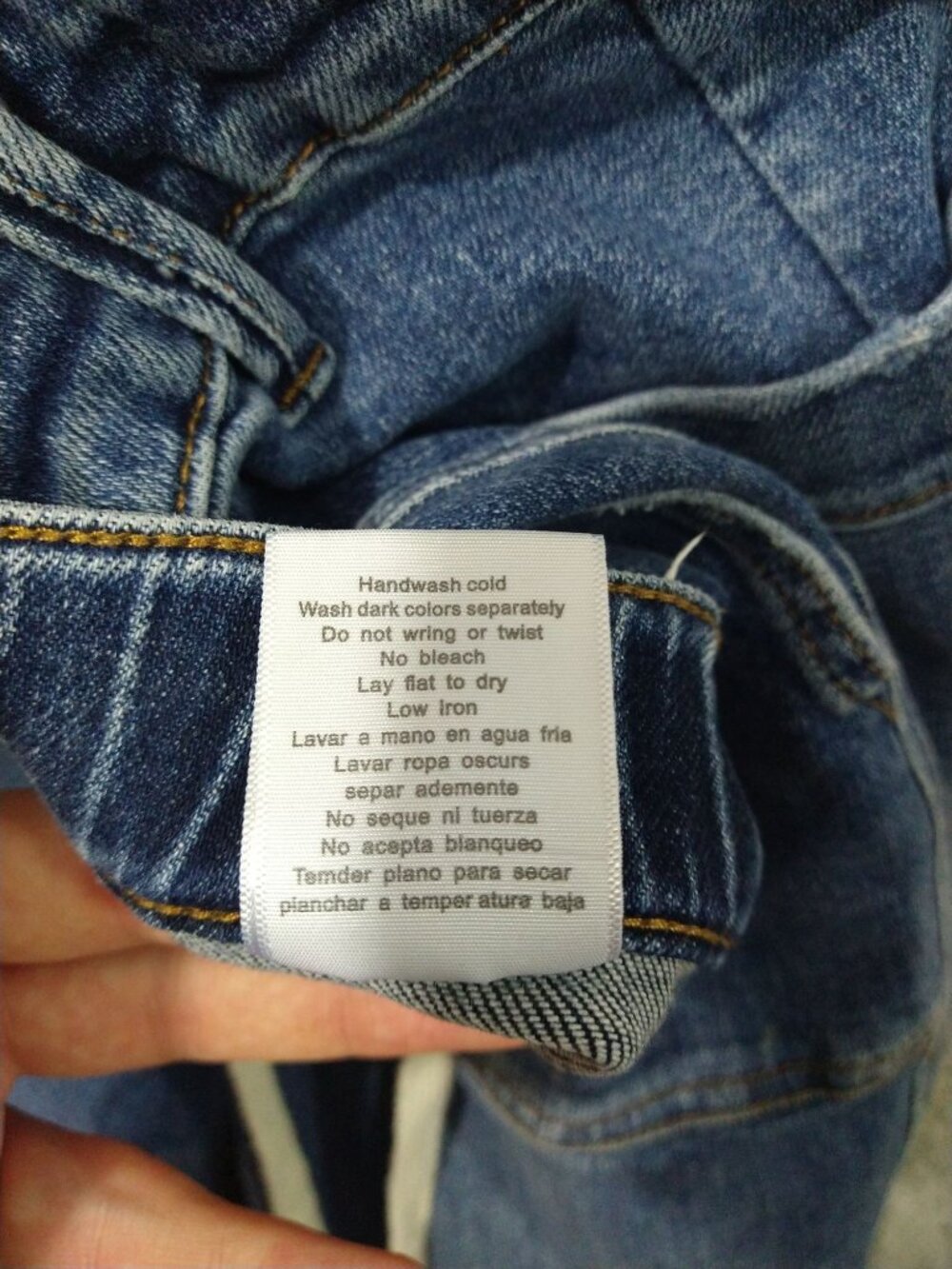 Judy Blue Joggers Womens 7/28 Denim High Waist Stretch Drawstring Medium Wash - Picture 9 of 10